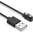 Zoye Smart Watch Charger Cable compatible with AEAC, Fitpolo, GRV, Letscom, Letsfit, Lifebee, Teminic e, Tensky, VeryFit, VeryFitPro, Willful, Woneligo, Yamamy, ID205L, ID208BT, IDW13 etc.(1)
