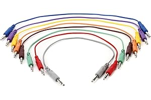 Hosa CSS-845, Balanced Patch Cables, 1/4 in TRS to Same, 1.5 ft
