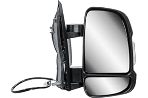 LONGLING Specchietto retrovisore destro elettrico e riscaldabile con indicatore di direzione per Fiat Ducato Citroën Jumper Peugeot Boxer 2006-Onward Opel Movano 2022-Onward