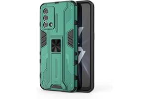 SEAHAI Etui do Realme GT Master Edition, ultracienkie, ochronne, silikonowe, TPU, odporne na wstrząsy, hybrydowe, twarde etui na tył telefonu z PC, do Realme GT Master Edition, ze składanym, ukrytym