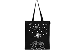 Eco Right Sac Toile Coton, imprimée sac legumes reutilisable, petit tissu coton Sac Fourre-Tout, sac cabas femme pour Courses, Plage, sac cadeau, sacs à livres