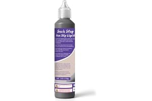 1DFAUL 100 ml sockstop halkskydd lim, vattentät (svart) | Latexfri, vattenbaserad, luktfri och tvättbar, för galgar, mattor