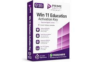 Win 11 Education Genuine Activation License | Fast Digital Delivery | Compatible with 32 Bit & 64 Bit Systems | Easy Installation