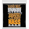 Ernie Ball P02843 Hybrid Slinky Stainless Steel Electric Bass Strings - 45-105 Gauge