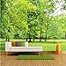 Produktbild Wandmalerei Tapete grünen Wald 3D Foto Hintergrund Wanddekoration Wohnzimmer Schlafcouch Zimmer moderne Stroh Tapete