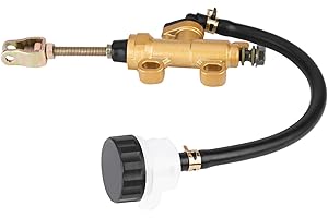 YOSOO HEALTH GEAR Motorrad Hydraulische Bremszylinder, Motorrad Hinteren Fußbremse, Hydraulikpumpe Hauptbremszylinder Hydraulikpumpe Bremsflüssigkeitsbehälter für Motorrad-Dirt-Bike-ATV