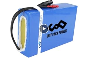 UNIT PACK POWER Fahrrad Akku 36V（37V） - UnitPackPowerLithium Ionen Batterie PVC für 500W/250W Ebike Elektro Scooter Motorrad Boot 10S8P 720Wh (36Volt 20Ah)