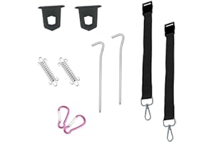 XUZIE Awning Tie Down Kit with Storm Straps - Compatible with Fiamma F35/F45/F65 Caravan Awnings & Motorhomes, Heavy-Duty Camping Accessories for Outdoor Use