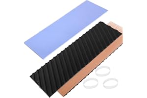 Hodyludy M.2 2280 SSD Kühlkörper, 70 x 20 x 1,5 mm, reinem Kupfer mit Graphen - Beschichtung, Laptop NVMe M.2 Kühlkörper mit Silikon Wärmeleitpad für 2280 M2 SSD Laptop