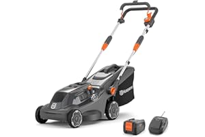Tagliaerba a batteria Husqvarna Aspire LC34-P4A con batteria 4 ah POWER FOR ALL e caricatore inclusi, maneggevole, compatta e potente