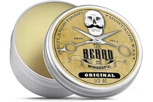 Premium Puissant Cire à Moustache (15ml) sans Parfum pour Tache & Barbe Styling Twists, Points & Boucles - The Beard And The Wonderful