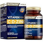 Nutraxin Vitamin Max CD-Zinc 60 Tablets