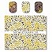 Produktbild LXYQW Nagelsticker Nail Art Water Decals Schöne Muster Aufkleber Wassertransfer Nail Art Dekorationen