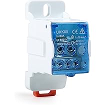 Kit Morsettiera Su Guida DIN 80A - Con 2 Connettori E Guida C45 Per Quadri Elettrici - Foto 3