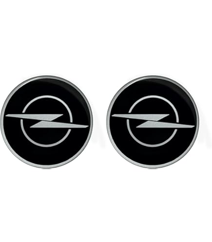 Decalcomania Per Auto Opel 2 Adesivi Logo Opel Youngtimer - Sticker Decalcomania Per Auto, Garage, Casco Logo Opel Per Cerchi E Parabrezza