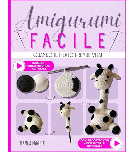 SusggO 155 Pezzi Set Uncinetto Completo Con Occhi Amigurumi Imbottitura - Kit Uncinetto Principianti - 12 Gomitoli Cotone Di Latte - Aghi All'uncinetto - Accessori Manuale E Borsa - Uncinetto Set DIY - 7