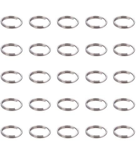 Anellini Per Bigiotteria Smatime 690Pcs Anelli Di Salto Aperti, 4/5/6/8/10/12mm Anelli Aperti Di Salto, Anelli Aperti In Ferro, Anellini Per Portachiavi Con Scatola Per Anellini Acciaio Inox Per Bigiotteria