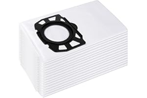 Rebirthcare 15 stück staubsaugerbeutel für kärcher 2.863-006.0 vliesfilterbeutel 487 ersatzbeutel wd4 wd5 wd6 wd5p wd6p premium mv4 mv5 mv6 beutel filtertüten nass & trockensauger staubbeutel bags