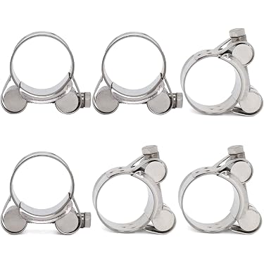 Gtagain Schlauchschellen Edelstahl 304 – 2 Stück, Verdickt, Für Rohre & Schläuche 47-51 Mm