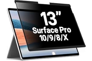 ZOEGAA Surfcae Pro 9 Privacy Screen Compatible with 13 inch Microsoft Surface Pro 9 2022/Pro 8 2021/Pro X 2019-2021, Removable & Reusable Privacy Screen Protector, Anti-Spy Anti-Glare Anti Blue Light