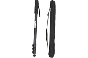 FELTECHELECTR Stable Easy to Use Monopod for Dslr Cameras Telescopic Pole Compact Design for Outdoor Photography