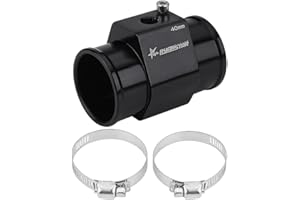 ‎QIILU Qiilu Wassertemperatur Adapter, Auto Wassertemperatur Kühlerschlauch Wassertemperaturanzeige Sensor Adapter Spezielle Sensorstecker Wassertemperatur Adapter(40mm)