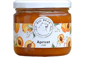 Big Bear Farms fresh fruit jam - 350gm net (Apricot Jam)
