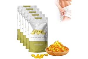 SOVTAY Capsules réparatrices naturelles Aafq, capsules Aafq pour femmes, réparation raffermissante et capsules naturelles roses et tendres (5Bags)