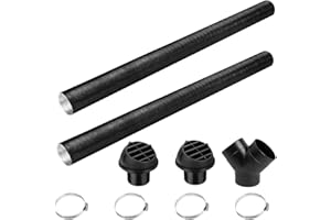 XUXLEKK 75mm Condotto del Tubo di Riscaldamento, Tubos per Riscaldamento Auto, Riscaldatore Condotto Y Tubo Presa Scarico dell'aria Calda per Webasto Eberspacher