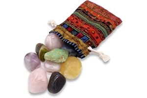 ‎LAVISA LAVISA Trommelsteine Heilsteine halbedelstein Mischung | Edelsteine Kristalle zur Wasseraufbereitung | 100% Natursteine Mineralsteine | Edelsteinwasser (XL 150 Gramm)