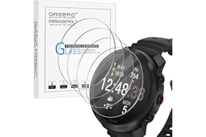 NEWZEROL 4 sztuki szkła hartowanego kompatybilnego z ochroną ekranu Polar Vantage M3, bez pęcherzyków powietrza, ochrona ekranu, ochrona ekranu o wysokiej rozdzielczości