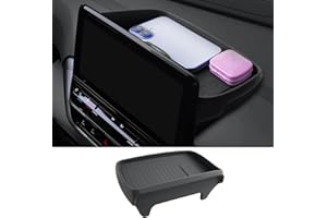 CDEFG Kompatibel mit VW ID.4 ID4 ID.5 GTX Pro ID.Buzz 2020-2024 2025 Mittelkonsole Organizer 12 Zoll Aufbewahrungsbox Aufbewahrung Auto Center Console Tray ID4 Zubehör (Instrumententafel)