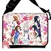 Produktbild miraclel Anime Cosplay Canvas Rucksack Messenger Bag Umhängetasche schwarz Anohana 40cmx21cmx12cm