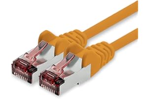 1CONN Cat6 Netzwerkkabel 30m orange Ethernetkabel Lankabel Cat6 Lan Netzwerk Kabel Sftp Pimf Patchkabel 1000 Mbit s