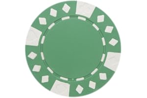 Brybelly Diamond Suited Poker Chips 11.5-Gram Clay Composite – Pack of 50