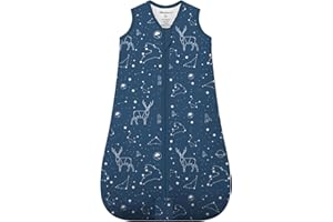 Mosebears Śpiwór zimowy dla niemowląt 2,5 Tog śpiwór, 100% bawełna, oddychający śpiwór dla niemowląt