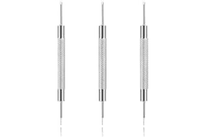 Bewudy Zestaw Narzędzi do Wymiany Paska Zegarka - 3 Sztuki Profesjonalnego Sprzętu Zegarmistrzowskiego do Usuwania Kołków