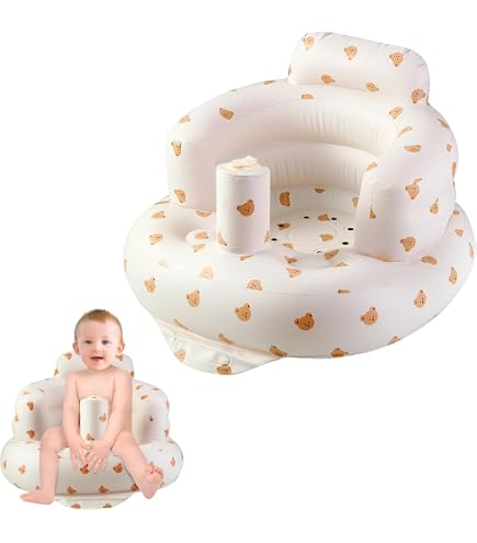 Seggiolino Gonfiabile Per Bambini 3-36 Mesi – Portatile Con Pompa Integrata - 4