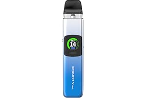 TVDC Endura V Pro Pod Kit for Innokin Pods | 1200mAh Battery, 6-35W Power, Adjustable Airflow, USB-C Fast Charging, 2ml Cartridge No Nicotine (Blue Silver)