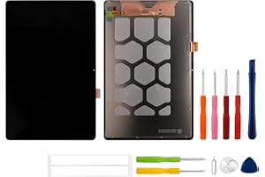 swark 12,4 tum ersättning LCD-skärm för Galaxy Tab S7 FE SM-T730, SM-T733 (svart utan ram) LCD-skärm pekskärm digital montering verktygssats