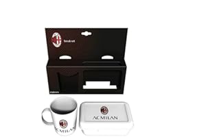 Royal Industry Real Trade Italia Set Regalo PORTAMERENDA + Tazza Rossoneri (RYC07ML)