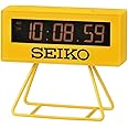 Seiko QHL062Y Countdown Style Sports Timing Clock-Yellow