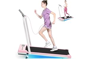 HOMEFITNESSCODE Tapis Roulant Elettrico Piehevole Inclinazione 7%, 3 IN 1 Tapis Roulant Salvaspazio, 2.5HP, Display LED, Design Salvaspazio per Casa e Ufficio, Carico massimo di 130 kg