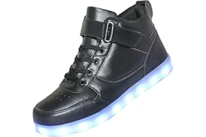 LAKEROM Kids Light up Shoes Led Sneakers USB Charging Flashing Trainers for Boys Girls High Top Sneakers