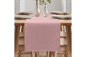 ARVOV Waterproof Table Runner, Modern, Decorative, Outdoor, Dusky Pink (40*180 cm)