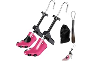 CuteHome Pair of Men Women Shoe Stretcher, Two-Way Adjustable Shoe Widener Expander to Stretch,Expands Length and Width of shoe