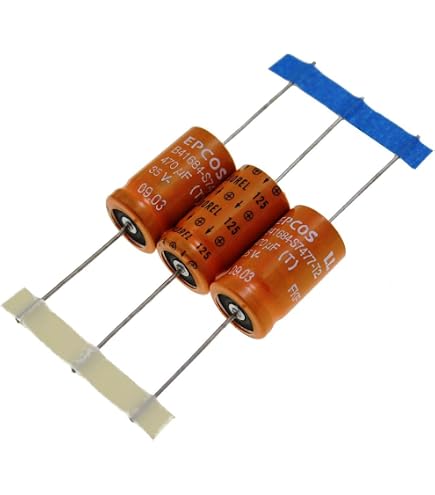 POPESQ® Elektrolytkondensator 100uF 63V | 10 Stück Im Set | THT Montage | Toleranz 20%