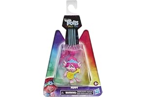 DREAMWORKS TROLLS World Tour Miniature Toy Figure with Musical Instrument Accessory - Poppy