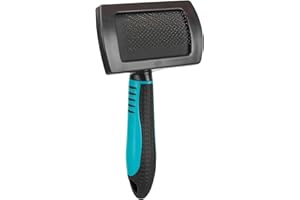 Trixie Soft Brush #24132 | pour Chats et Chiens | Top Coat démêlant et Base Coat | 10 x 17 cm | 10 x 17 cm