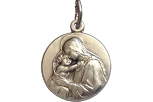 I G J Médaille de la Vierge avec l'Enfant- Les médailles des Saints Patrons